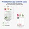 Avery Printable Rounded Rectangle Slot Tags, Sure Feed Technology, 1-1/2" x 2-1/2", Glossy White Cardstock, Print-to-The-Edge, Laser/Inkjet Printable, 100 Total